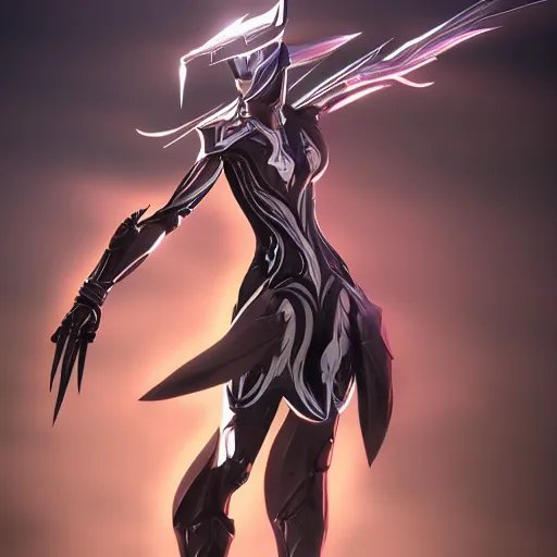 Image similar to fanart of valkyr female warframe, stunning beautiful pose, high quality, artstation, deviantart