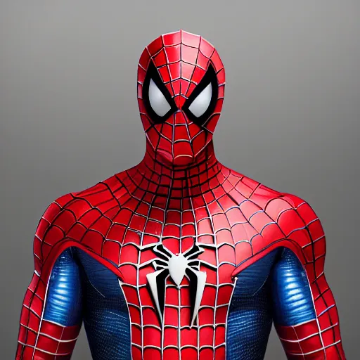 Image similar to big red machine as spiderman , muscle extremely detailed, fantastic details full face, mouth, trending on artstation, pixiv, cgsociety, hyperdetailed Unreal Engine 4k 8k ultra HD, WLOP