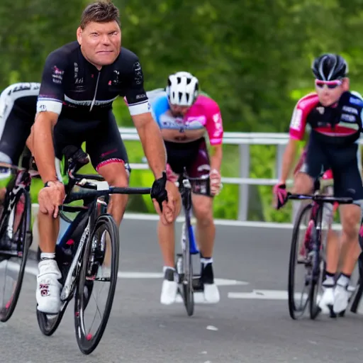 Image similar to Jan Ullrich as Mr. Proper, 8k image