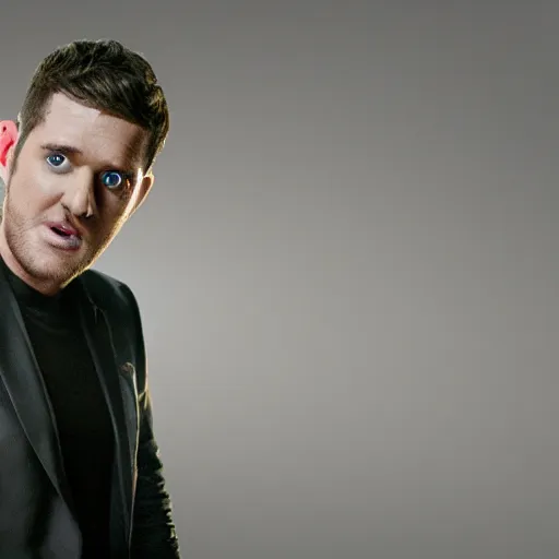 Prompt: hyperrealistic dslr film still of michael buble disguised a bubbles, stunning 8 k octane comprehensive 3 d render, inspired by istvan sandorfi & greg rutkowski & unreal engine, perfect symmetry, dim volumetric cinematic lighting, extremely hyper - detailed, incredibly real lifelike attributes & flesh texture, intricate, masterpiece, artstation, stunning