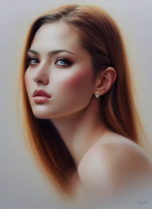 Image similar to photo of a gorgeous young woman in the style of stefan kostic, realistic, sharp focus, 8 k high definition, insanely detailed, intricate, elegant, art by stanley lau and artgerm