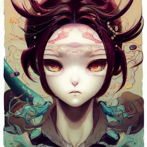 Prompt: prompt : magestic rogue portrait soft light painted by james jean and katsuhiro otomo, inspired by evangeleon anime, smooth face feature, intricate oil painting, high detail illustration, sharp high detail, manga and anime 1 9 9 0