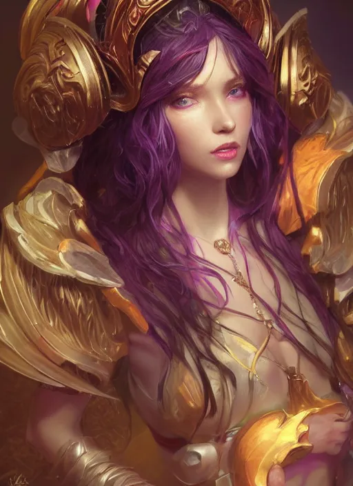 Image similar to seraphine, from league of legends, hyper detailed, digital art, trending in artstation, cinematic lighting, studio quality, smooth render, fluorescent skin, unreal engine 5 rendered, octane rendered, art style by klimt and nixeu and ian sprigger and wlop and krenz cushart
