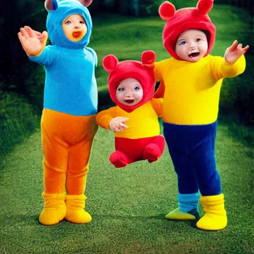 Image similar to Teletubbie fetus