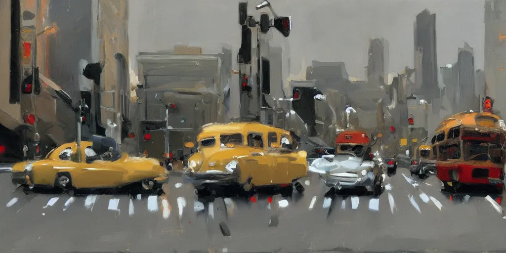 Prompt: storm san Francisco ben aronson 1950