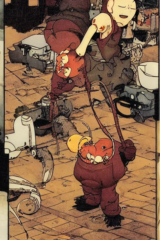 master chef rat, artwork by Satoshi Kon and Yoshitaka | Stable ...