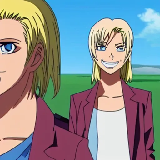 Image similar to still of margot robbie from great teacher onizuka anime