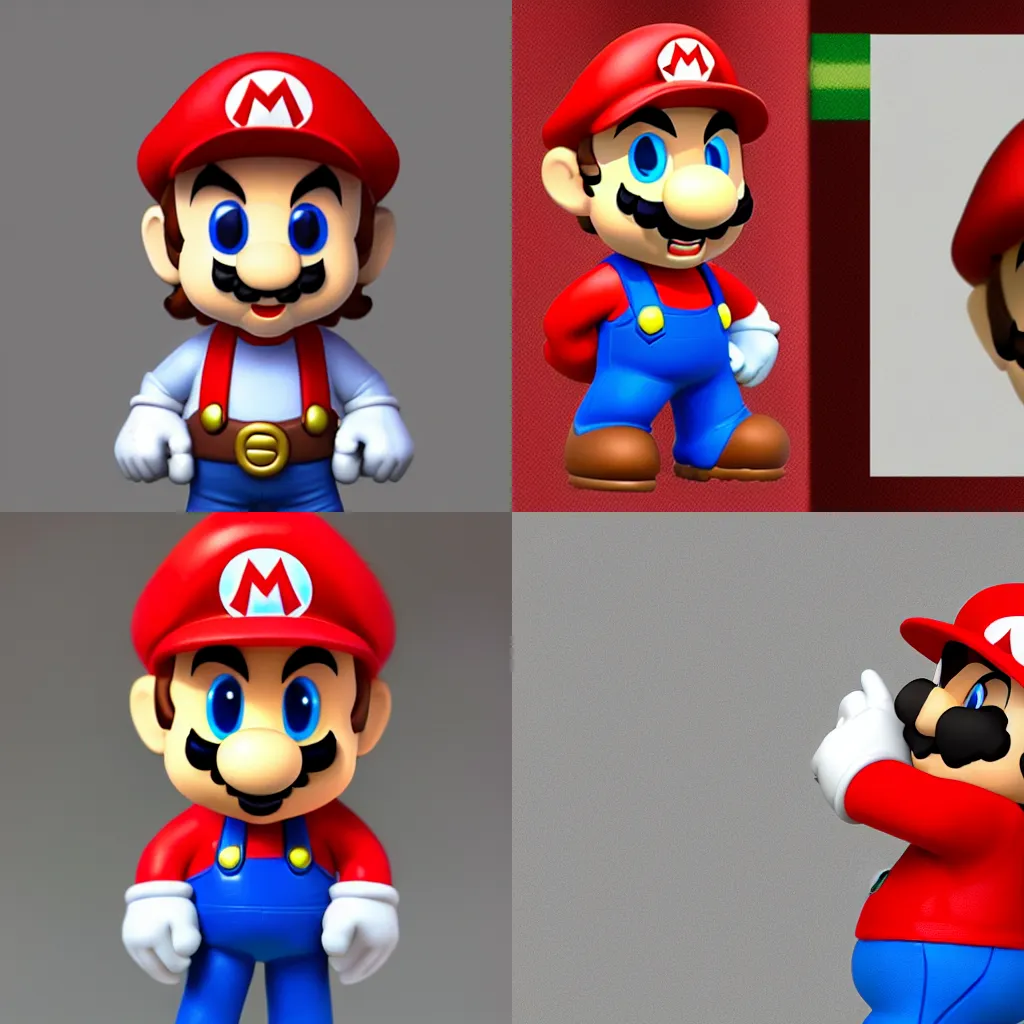 Prompt: Super Mario As A Funko Pop, Photorealistic, 4K