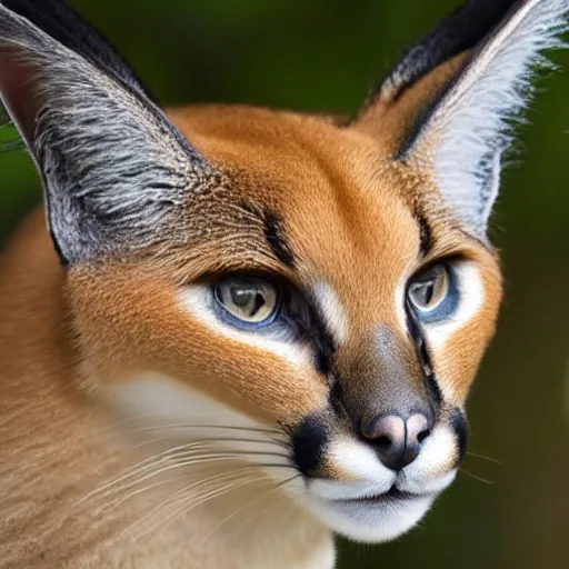 Image similar to high quality closeup shot of a caracal