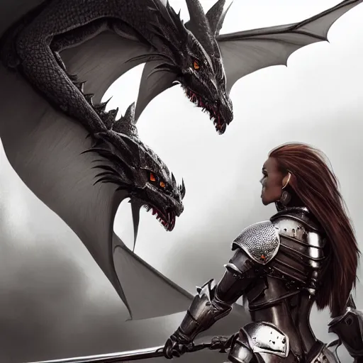 Image similar to stunning cinematic elegant back end shot while looking up at a beautiful female knight, but as an anthropomorphic female dragon, well designed highly detailed cute female dragon head with slick eyes, looking back at the camera, well armored, sharp claws, arms crossed, HD octane render, fantasy, furry art, Artstation, Deviantart, Furaffinity