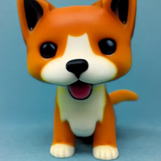 Image similar to shiba inu funko pop, high quality, high resolution