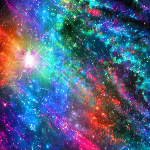 Prompt: image of the big bang core highly detailed 4k abstract 47 layers