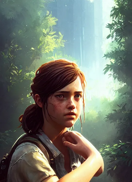 3D Character Ellie Williams - the Last of Us Stock Image