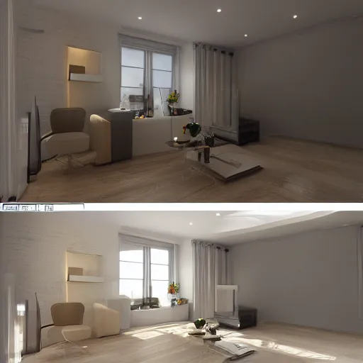 Image similar to home renovating 3 d render