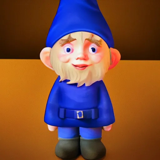 Prompt: a young gnome office worker, dramatic lighting detailed photo portrait