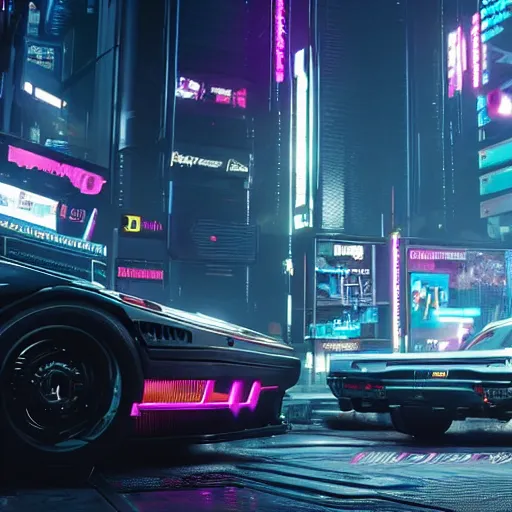 Prompt: Cyberpunk 2077 if it had two more years of development time