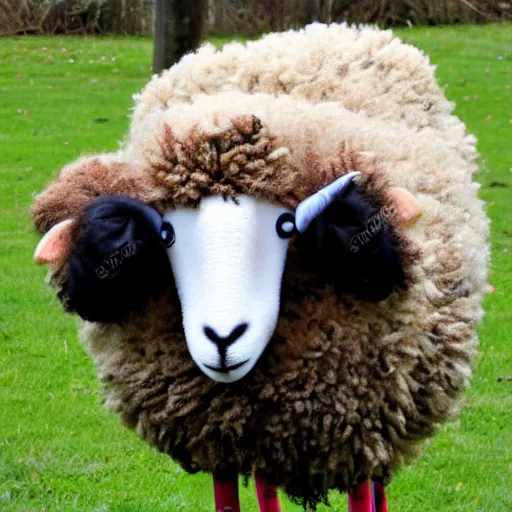 Image similar to stilt walking sheep