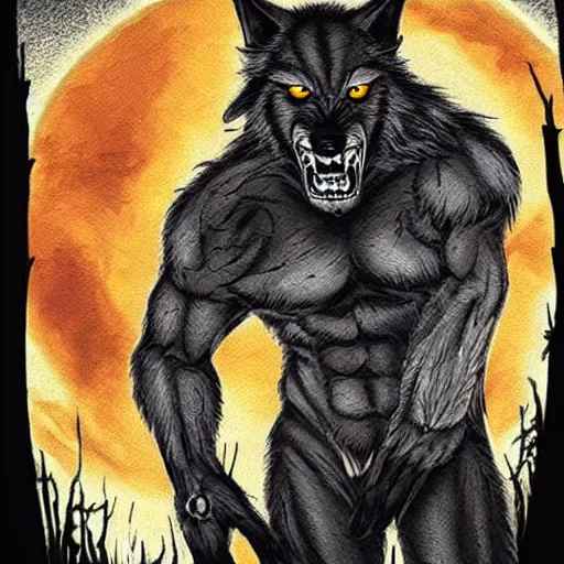Image similar to werewolf