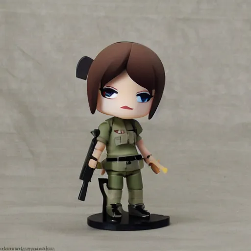 Image similar to ak 4 7, nendroid, stephen bliss style