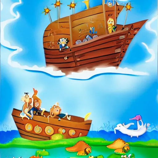 Prompt: Noahs ark