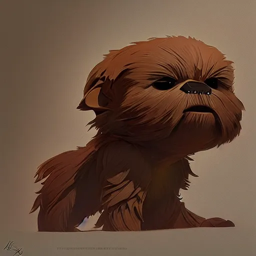 Image similar to face icon stylized minimalist ewoks, loftis, cory behance hd by jesper ejsing, by rhads, makoto shinkai and lois van baarle, ilya kuvshinov, rossdraws global illumination