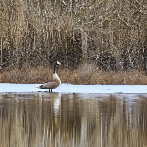 Image similar to four legged canadian goose