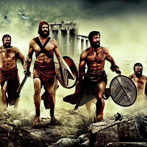 Image similar to this is sparta! HDR, Hollywood movie