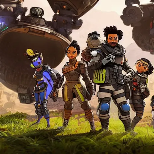 Prompt: apex legends pixar movie