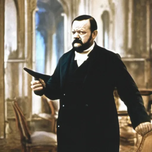 Prompt: louis pasteur in castle in the sky