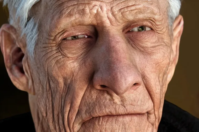 Image similar to A colored colorized real photograph of Jerma985 as an elderly guy, taken in the early 2020s, taken on a 2010s Camera, realistic, hyperrealistic, very realistic, very very realistic, highly detailed, very detailed, extremely detailed, detailed, digital art, trending on artstation, headshot and bodyshot, detailed face, very detailed face, very detailed face, real, real world, in real life, realism, HD Quality, 8k resolution, intricate details, colorized photograph, colorized photon, body and headshot, body and head in view