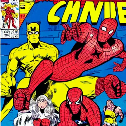 Image similar to marvel comic cover