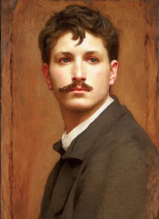 Prompt: closeup portrait of a handsome man, bouguereau : 1 0, leyendecker : 2 5, alma tadema : 1 0, john singer sargent : 1 5