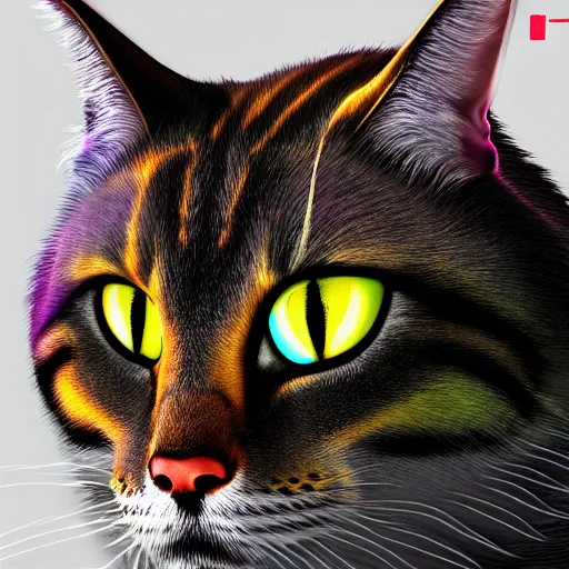 Image similar to Photorealistic warrior cat. Hyperdetailed photorealism, 108 megapixels, amazing depth, glowing rich colors, powerful imagery, psychedelic Overtones, 3D finalrender, 3d shading, cinematic lighting, artstation concept art