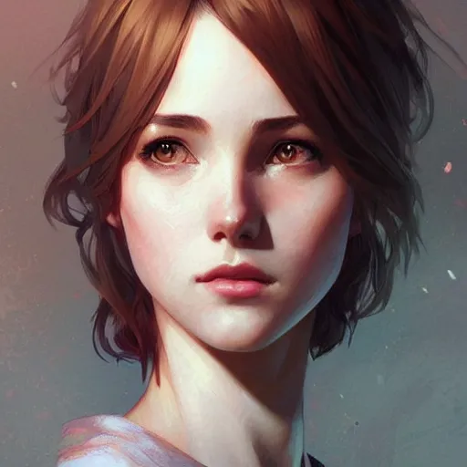 Image similar to beautiful max caulfield, intricate, elegant, highly detailed, digital painting, artstation, concept art, smooth, sharp focus, illustration, art by artgerm and greg rutkowski and alphonse mucha and loish and wlop