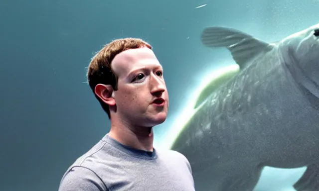 Image similar to mark zuckerberg as a fantastic sea creature, photorealistic, cinematic lighting, highly detailed, by guillermo del toro