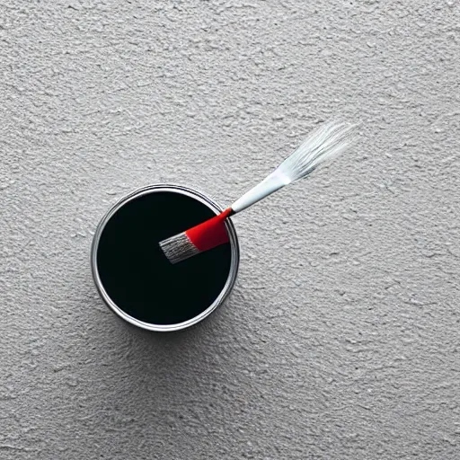 Image similar to can of paint, minimal, modern