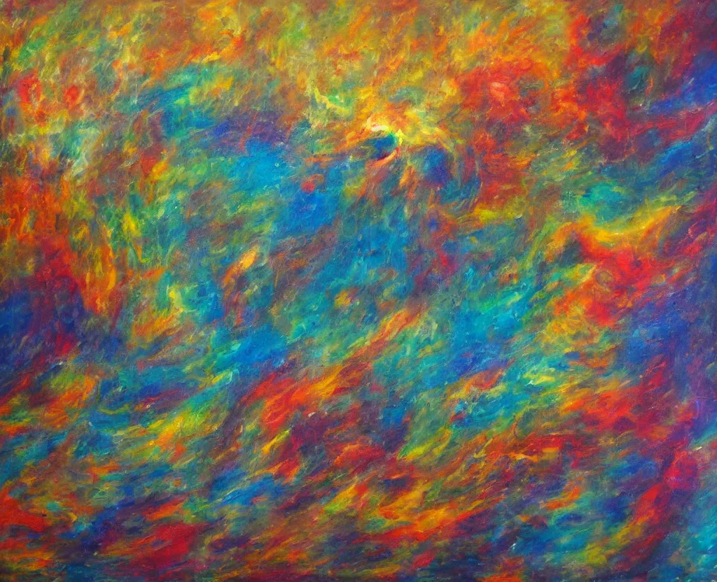 oil panting of multi - dimensional latent space. | Stable Diffusion ...