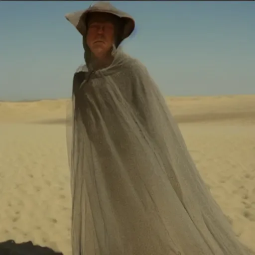 Prompt: a sand wraith. Movie still