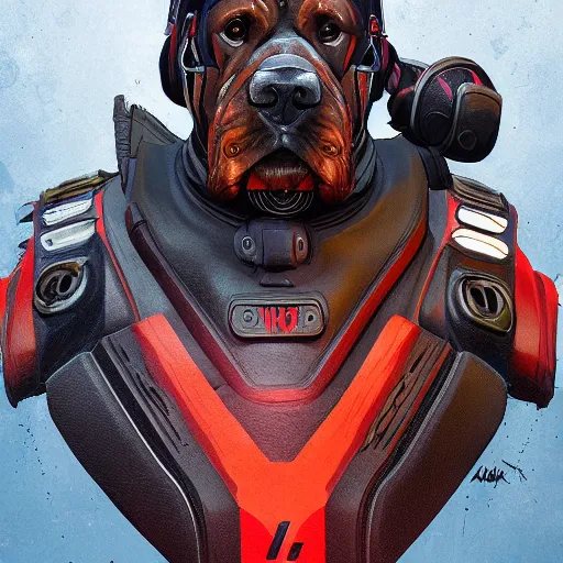 Prompt: bloodhound from apex legends, digital art, character design, masterpiece