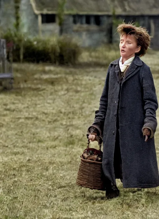 Image similar to film still of Sean Penn as Nanny McPhee in Nanny McPhee, 4k