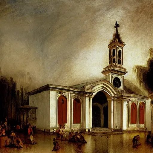 Image similar to igreja de santa rita paraty painted by william turner