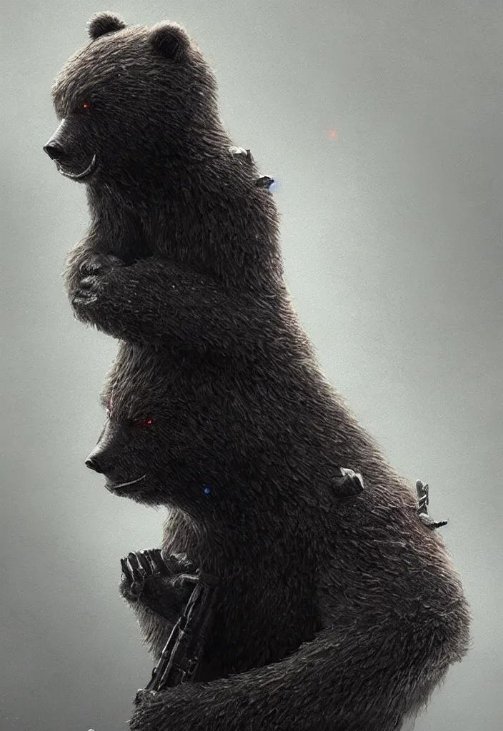 Prompt: a small crystal bear trinket by greg rutkowski, sung choi, mitchell mohrhauser, maciej kuciara, johnson ting, maxim verehin, peter konig, bloodborne, 8 k photorealistic, cinematic lighting, hd, high details, dramatic, dark atmosphere, trending on artstation