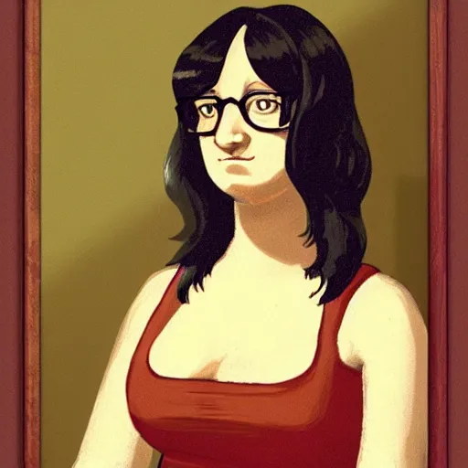 Prompt: tina belcher by titian