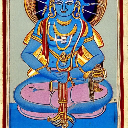 Image similar to blue bodied lord shiva as a doctor, operating on a human body, attaching an elephant head, complicated surgery