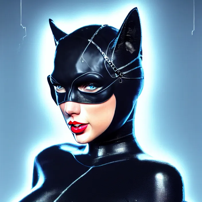 Image similar to portrait of taylor swift as catwoman. photograph. hd, 4 k. intricate artwork. by tooth wu, wlop, beeple, dan mumford. octane render, trending on artstation, greg rutkowski very coherent symmetrical artwork. cinematic, hyper realism, high detail, octane render, 8 k, iridescent accents.