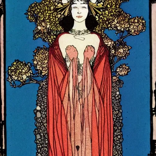 Image similar to Rosen Maiden by Harry Clarke