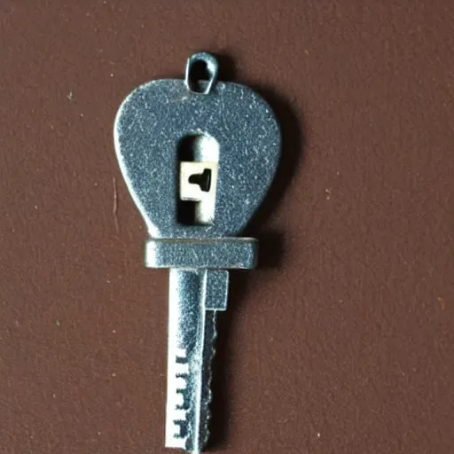 Prompt: anyone know what this weird looking key is for?