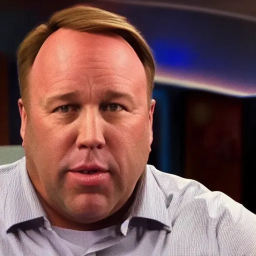 Image similar to screengrab of overweight alex jones on my 6 0 0 - lb life