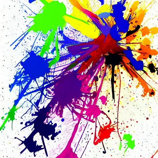 Prompt: paint splatter high quality artistic