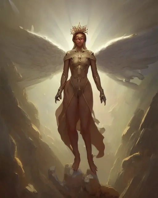 Prompt: character portrait of an angel of justice, by peter mohrbacher, mark brooks, jim burns, marina abramovic, wadim kashin, greg rutkowski, trending on artstation